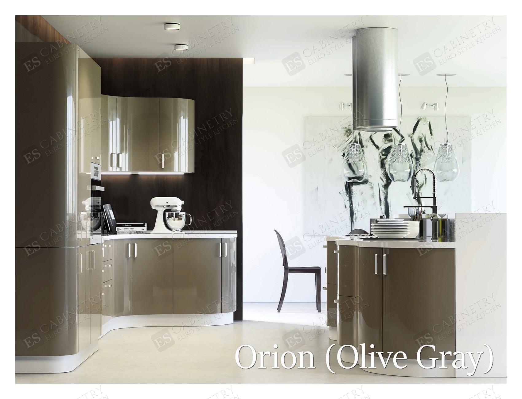 Orion Olive Gray | European design kitchens